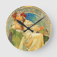 Alphonse Mucha Art Nouveau Princess Hyacinth