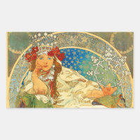 Alphonse Mucha Art Nouveau Princess Hyacinth