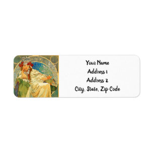 Alphonse Mucha Art Nouveau Princesse Hyacinth