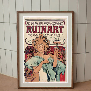 Alphonse Mucha Art Nouveau vintage poster
