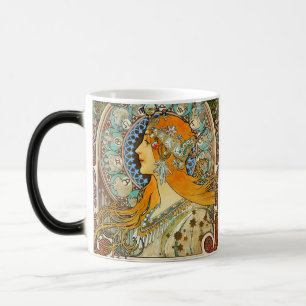 Alphonse Mucha Art Nouveau Zodiac Magic Mug