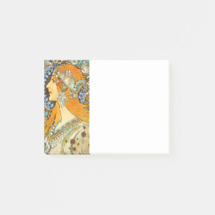 Alphonse Mucha Art Nouveau Zodiac Post-it Notes