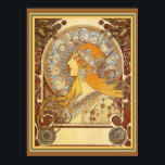 Alphonse Mucha Art Nouveau Zodiac Print 12 x 16<br><div class="desc">Nice Mucha Nouvea Zodiac Print 12 x 16</div>