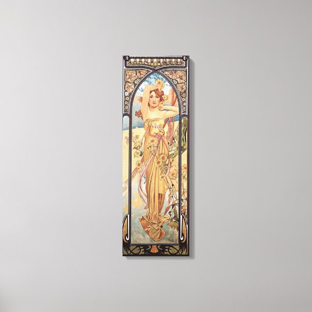 Alphonse Mucha, Brightness of Day Canvas Print (Front)