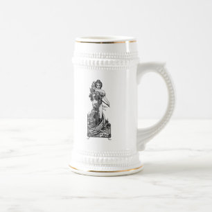 Alphonse Mucha Broken Blossoms Beer Stein