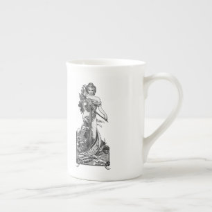Alphonse Mucha Broken Blossoms Bone China Mug