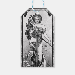 Alphonse Mucha Broken Blossoms Gift Tags