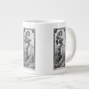 Alphonse Mucha Broken Blossoms Large Coffee Mug