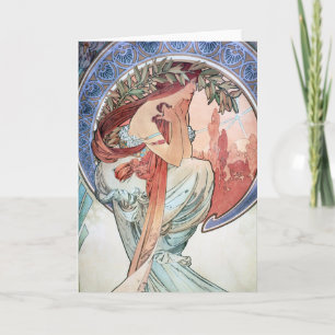 Alphonse Mucha Card