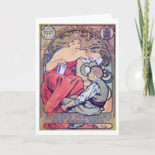 Alphonse Mucha Card