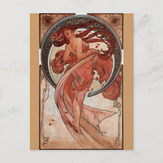 Alphonse Mucha, carte postale "Danse"