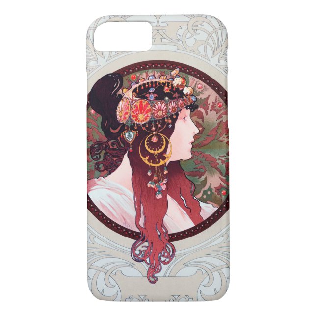 Alphonse Mucha Case-Mate iPhone Case (Back)