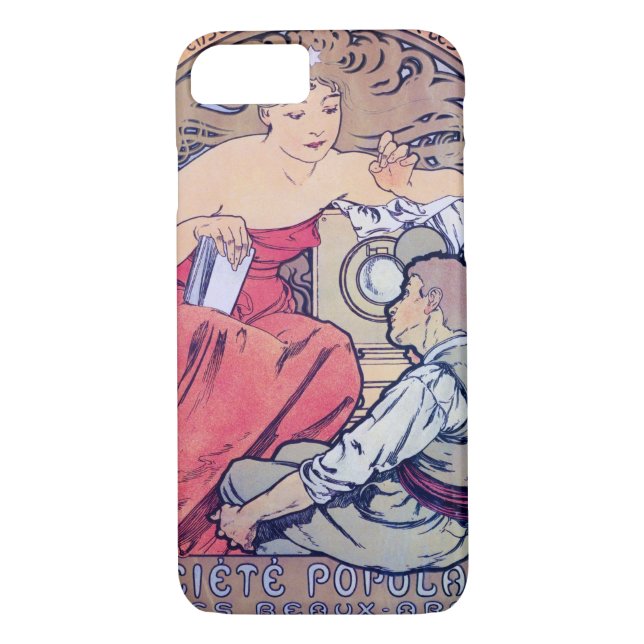 Alphonse Mucha Case-Mate iPhone Case (Back)
