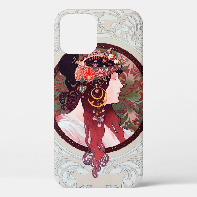 Alphonse Mucha Case-Mate iPhone Case (Back)