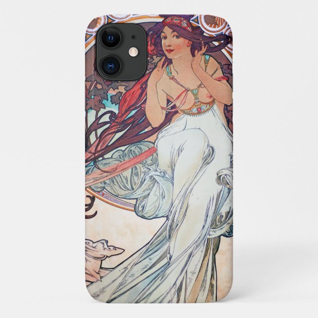 Alphonse Mucha Case-Mate iPhone Case (Back)