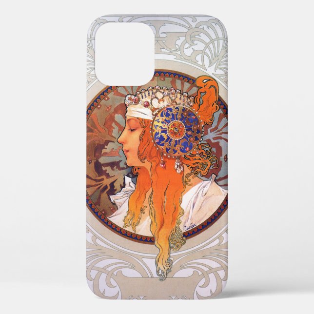 Alphonse Mucha Case-Mate iPhone Case (Back)