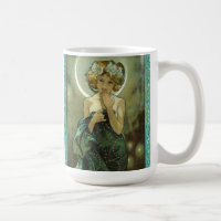 Alphonse Mucha Clair De Lune Mug