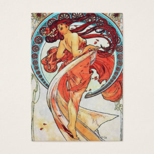 Alphonse Mucha Danse Vintage Art Nouveau peinture