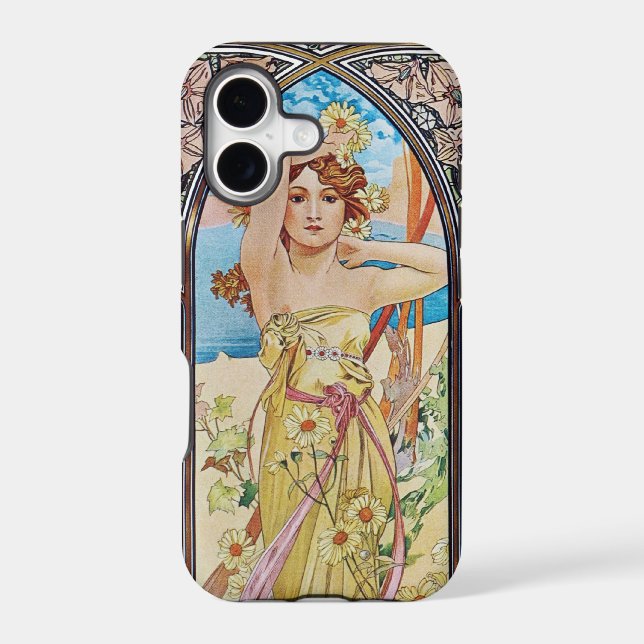 Alphonse Mucha Daybreak iPhone 5 Case (Back)
