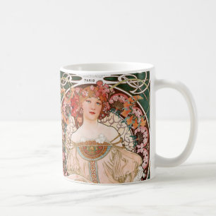 Alphonse Mucha F. Champenois Coffee Mug