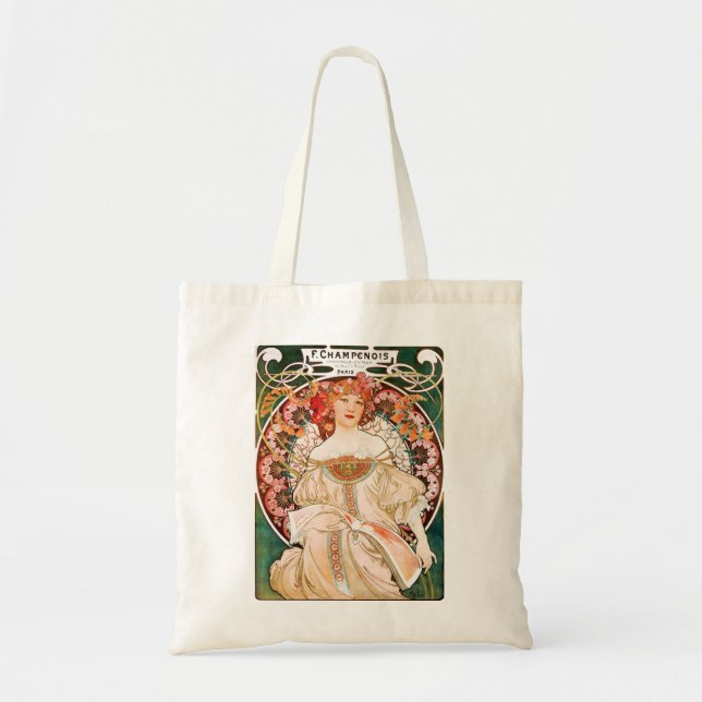 Alphonse Mucha F. Champenois Tote Bag (Front)