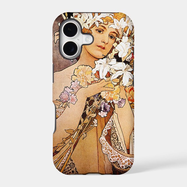 Alphonse Mucha Flower (Back)