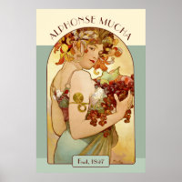Alphonse Mucha Fruit Kitchen / Prosperous Business