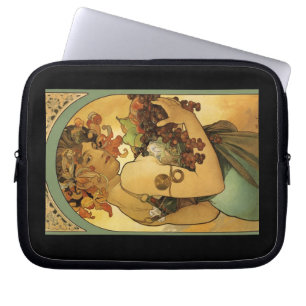 Alphonse Mucha Fruit Painting Laptop Sleeve