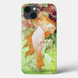 Alphonse Mucha Girl In Garden iPhone 13 Case