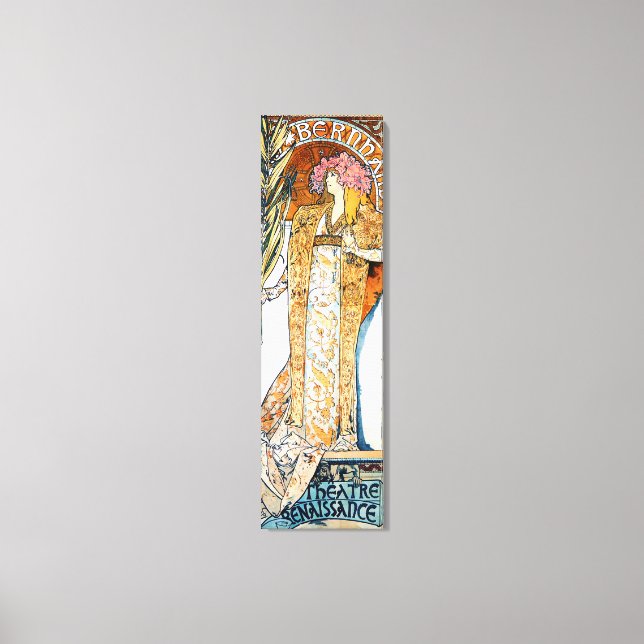 Alphonse Mucha Gismonda Canvas Poster (Front)