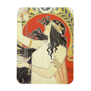Alphonse Mucha Goddess Art Magnet
