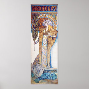 Alphonse Mucha Goddess Poster