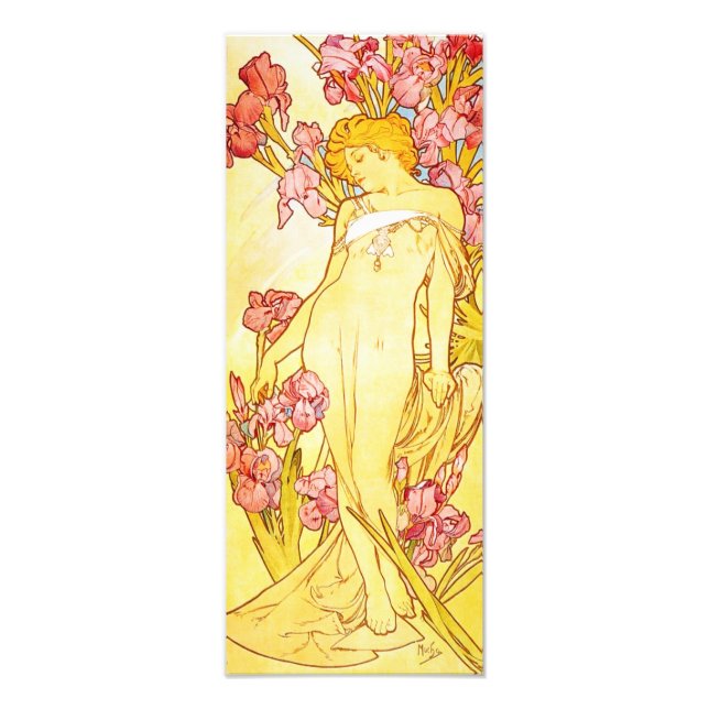 Alphonse Mucha Iris Print (Front)
