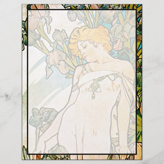 Alphonse Mucha - Iris WB (Front)