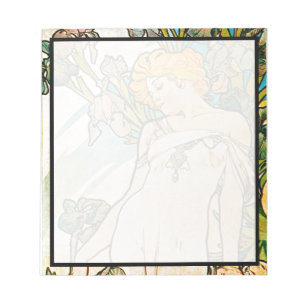 Alphonse Mucha - Iris WB Notepad
