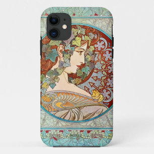 Alphonse Mucha Ivy iPhone 11 Case