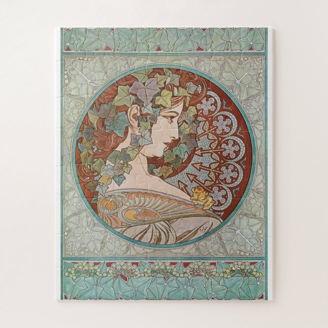 Alphonse Mucha - Ivy Jigsaw Puzzle (Vertical)