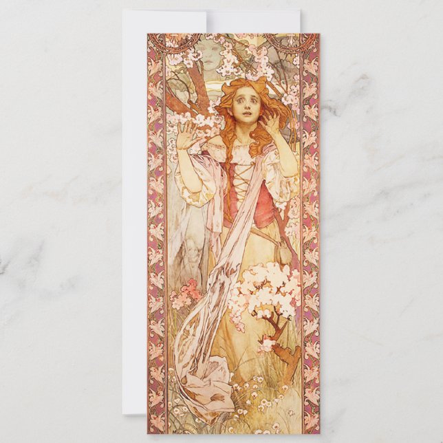 Alphonse Mucha Joan of Arc Invitations (Front)