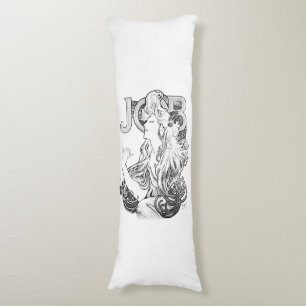 Alphonse Mucha JOB ISOGS Body Pillow