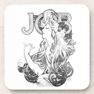 Alphonse Mucha JOB ISOGS Coaster