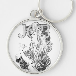 Alphonse Mucha JOB ISOGS Keychain