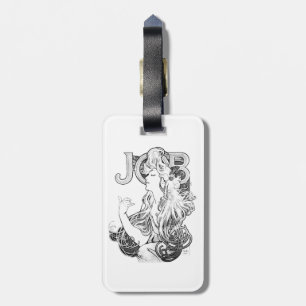 Alphonse Mucha JOB ISOGS Luggage Tag
