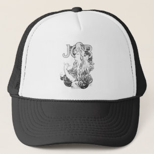 Alphonse Mucha JOB ISOGS Trucker Hat