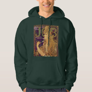 Alphonse Mucha , JOB Parka Hoodie