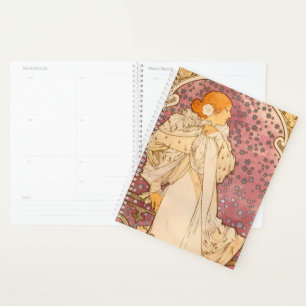 Alphonse Mucha La Dame Aux Camelias: Art Nouveau  Planner