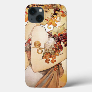 Alphonse Mucha Lady With Fruit iPhone 13 Case