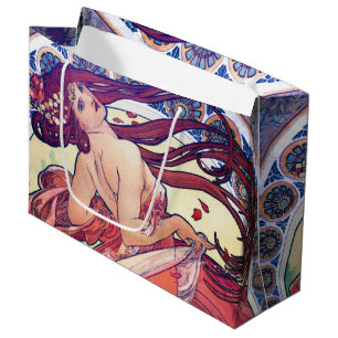 Alphonse Mucha Large Gift Bag