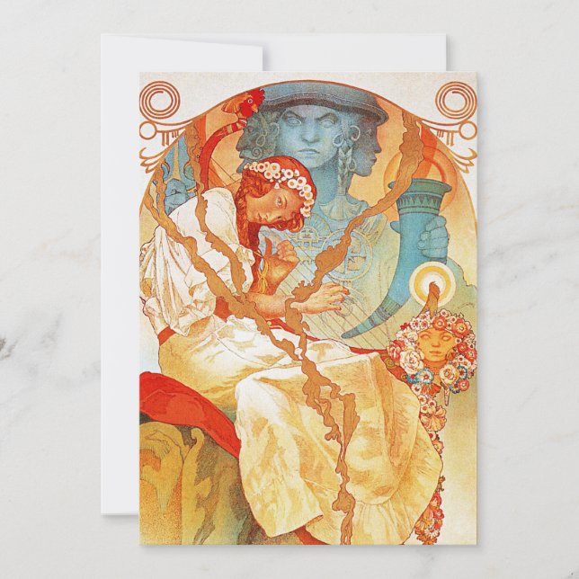 Alphonse Mucha les invitations épiques slaves (Devant)
