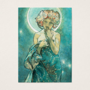 Alphonse Mucha Lune Clair De Lune Art Nouveau