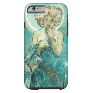 Alphonse Mucha Moonlight Clair De Lune Art Nouveau Tough iPhone 6 Case